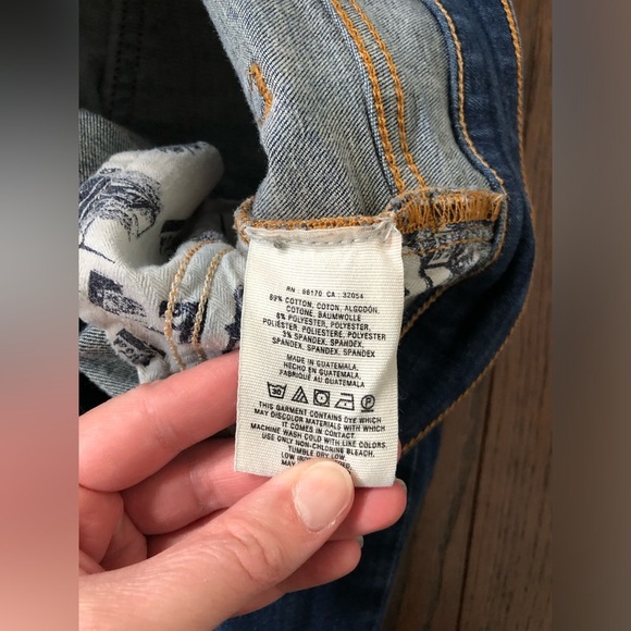 Pilcro and the Letterpress Women’s 27 Fit Sherif Dark Wash Stretch Legging Jeans - Picture 6 of 11